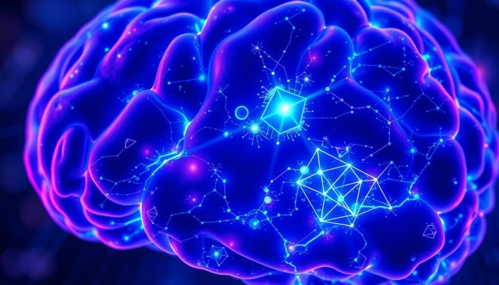 A close-up view of a human brain, its intricate neural networks and synaptic connections illuminated in vibrant shades of blue and purple. The foreground showcases the complex information processing pathways, with swirling, dynamic data visualizations. In the middle ground, glowing geometric shapes and abstract patterns symbolize the transformation of sensory inputs into cognitive outputs. The background features a soft, ethereal glow, creating a sense of depth and ethereal wonder. The overall scene conveys the beauty and complexity of the brain's information processing capabilities, complementing the article's focus on how the brain responds to strategic orientation. A close-up view of a human brain, its intricate neural networks and synaptic connections illuminated in vibrant shades of blue and purple. The foreground showcases the complex information processing pathways, with swirling, dynamic data visualizations. In the middle ground, glowing geometric shapes and abstract patterns symbolize the transformation of sensory inputs into cognitive outputs. The background features a soft, ethereal glow, creating a sense of depth and ethereal wonder. The overall scene conveys the beauty and complexity of the brain's information processing capabilities, complementing the article's focus on how the brain responds to strategic orientation.